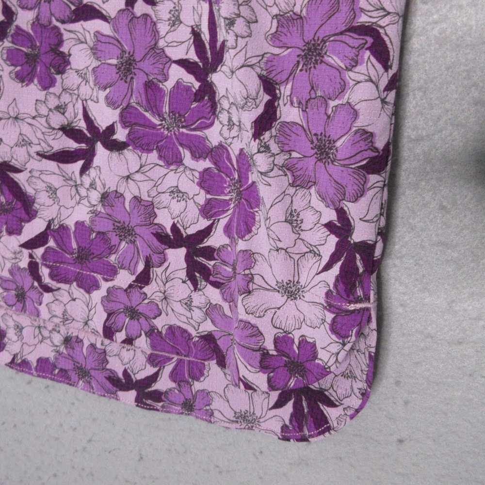 Duluth Trading Skirt Skort 6 Purple Floral Breezeshooter Outdoor Camp Gardening - Picture 4 of 11